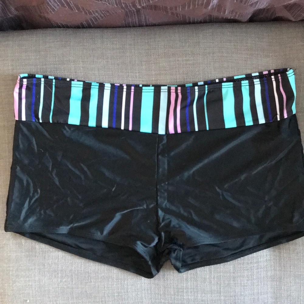 Women’s boy short bathing suit bottom